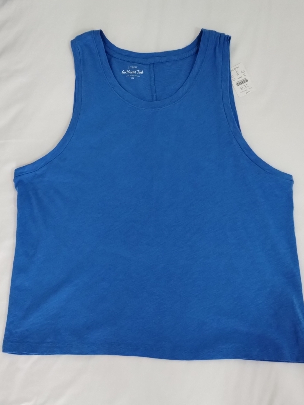 J. Crew Blue Women's Girlfriend Tank Size XL NWT Tank Top J Crew Shirt